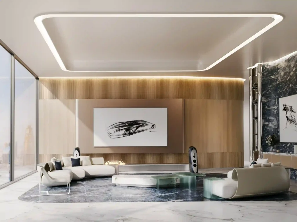 Bugatti Residence-Living Room