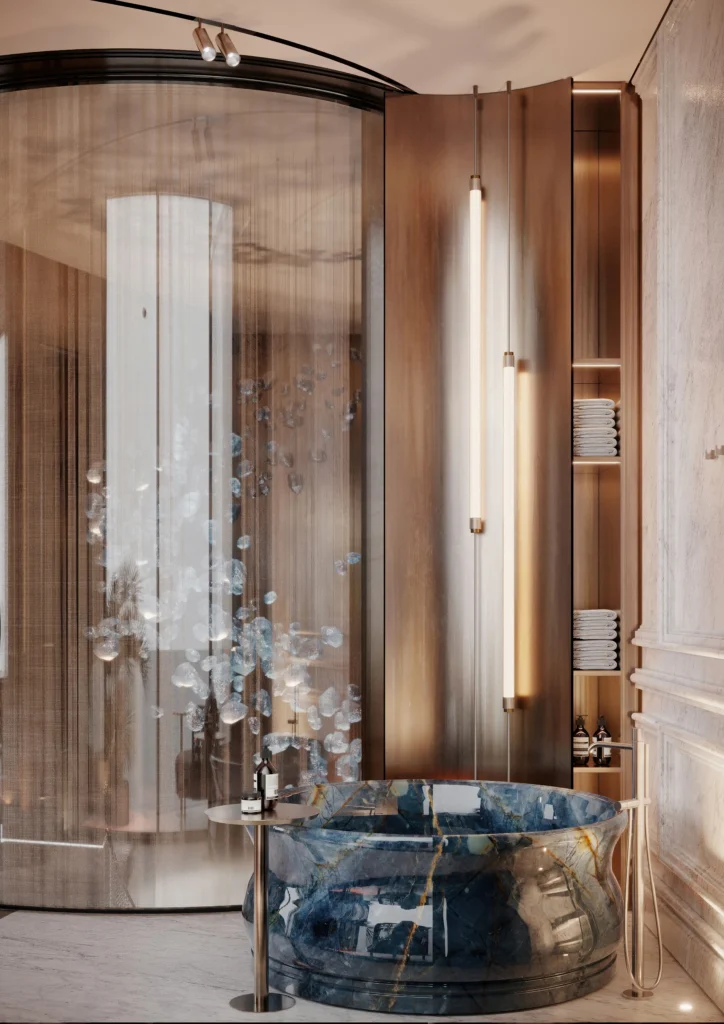 BURJ AZIZI 2BR PENTHOUSE BATHROOM 1