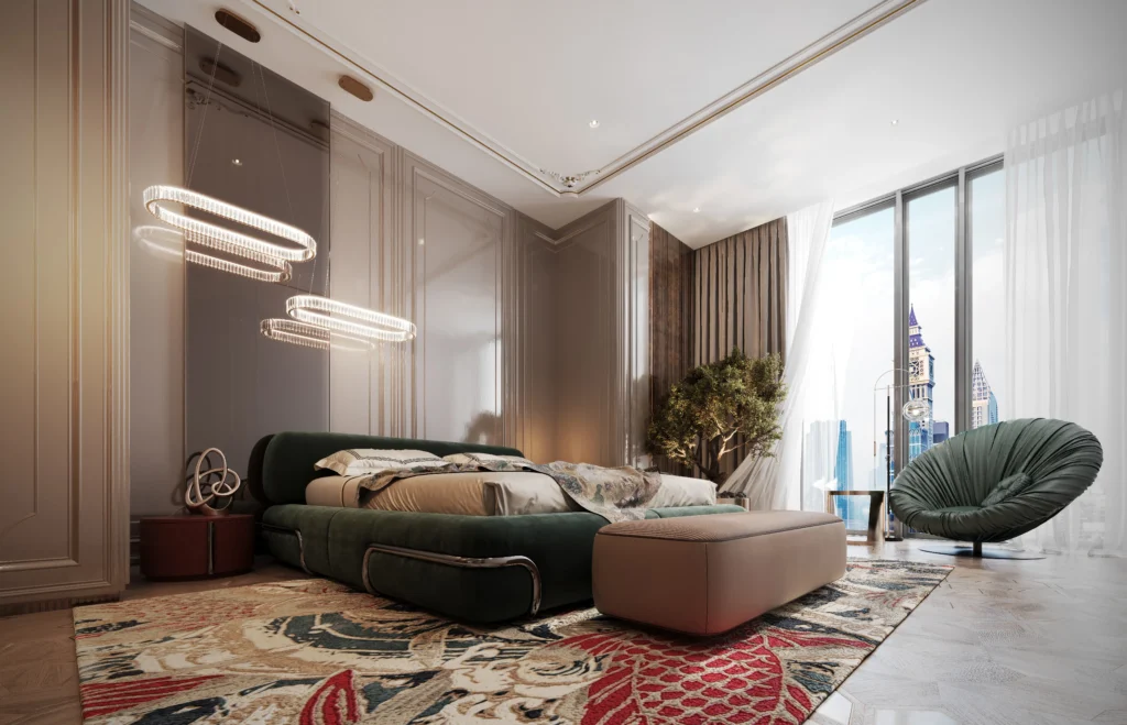 BURJ AZIZI 3BR PENTHOUSE BEDROOM 1