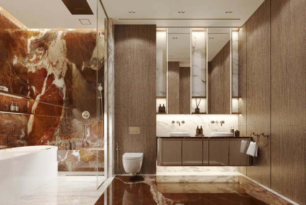 BURJ AZIZI HOLIDAY HOMES BATHROOM