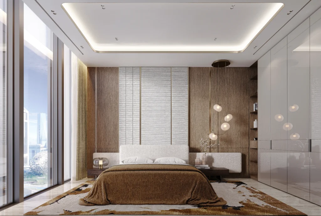 BURJ AZIZI HOLIDAY HOMES BEDROOM