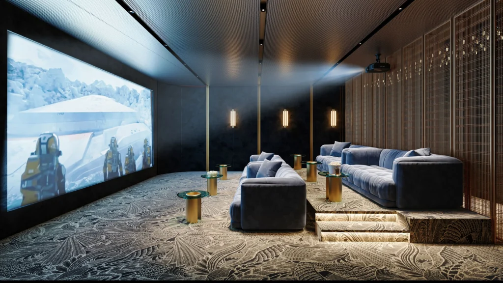 Belgravia Gardens - cinema room
