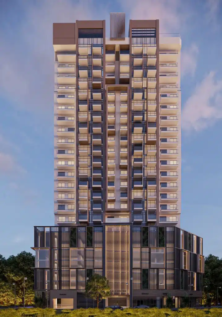 Q GARDENS_night exterior