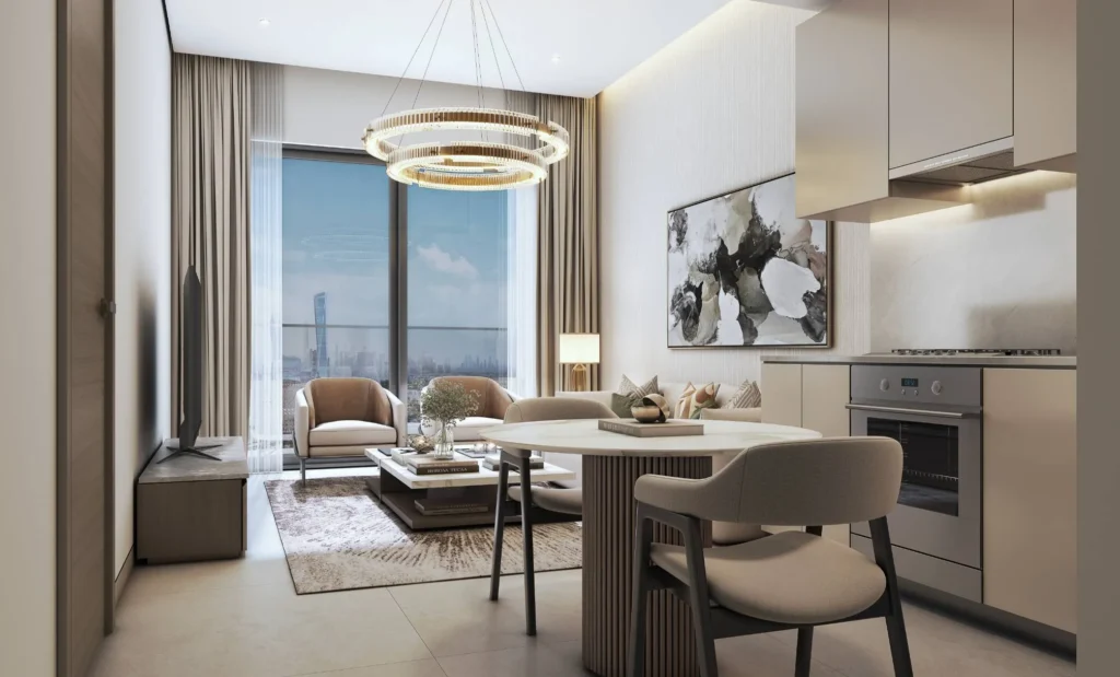 SOBHA CENTRAL - THE SERENE - DINING & LIVING AREA